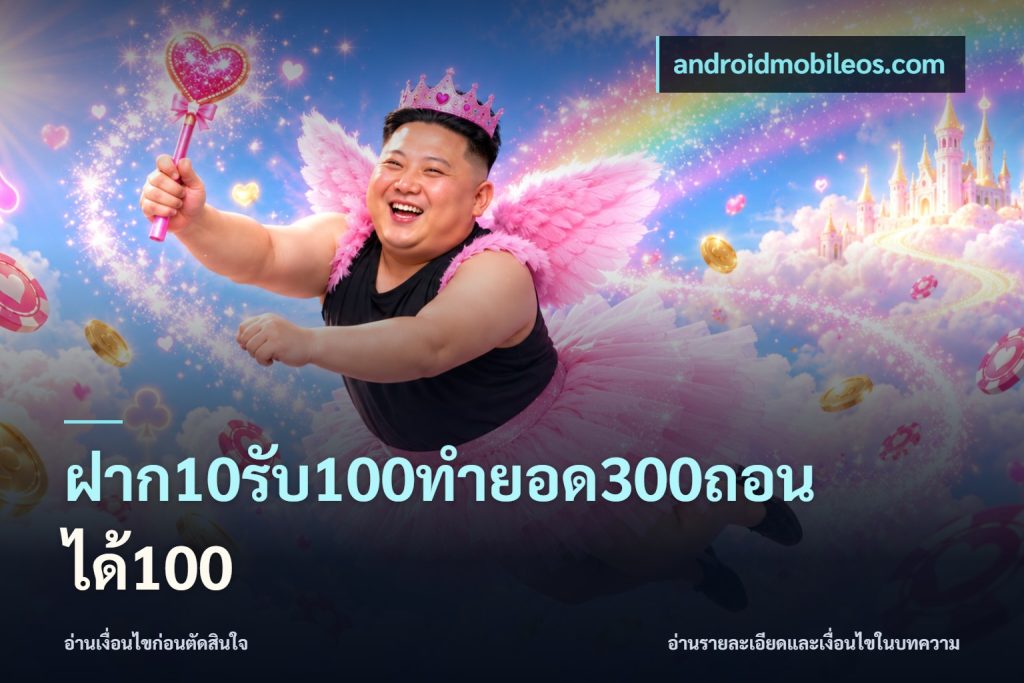 ฝาก10รับ100ทํายอด300ถอนได้100