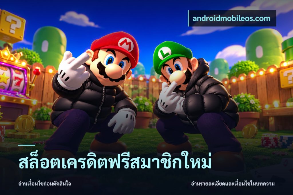 สล็อตเครดิตฟรีสมาชิกใหม่