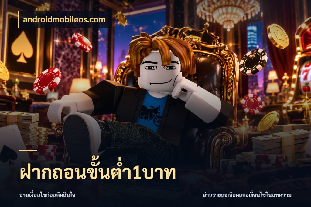 ฝากถอนขั้นต่ำ1บาท จำนวนเริ่มต้นกับรายละเอียดที่สายเกมสนใจ สไตล์ androidmobileos.com